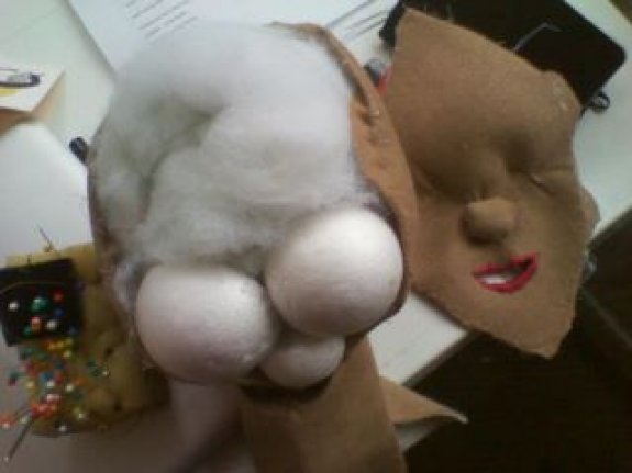 Open head surgery - Tic teac puppets in progress