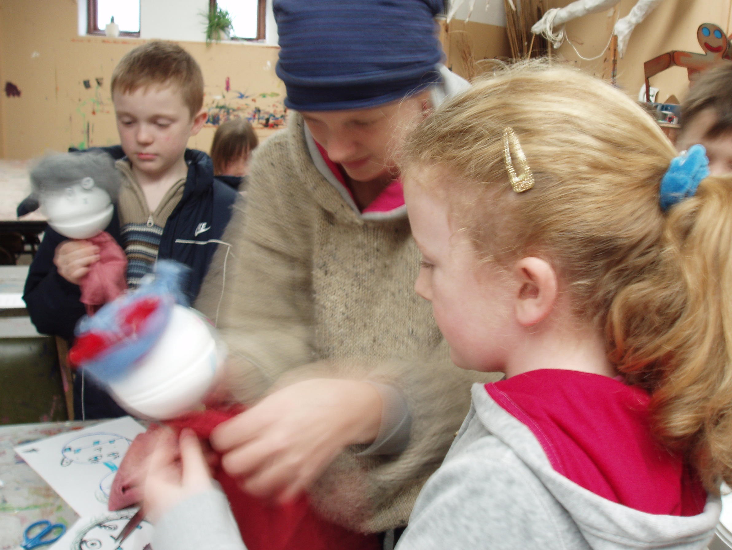 Puppet Making Workshop at the Linenhall Arts Centre