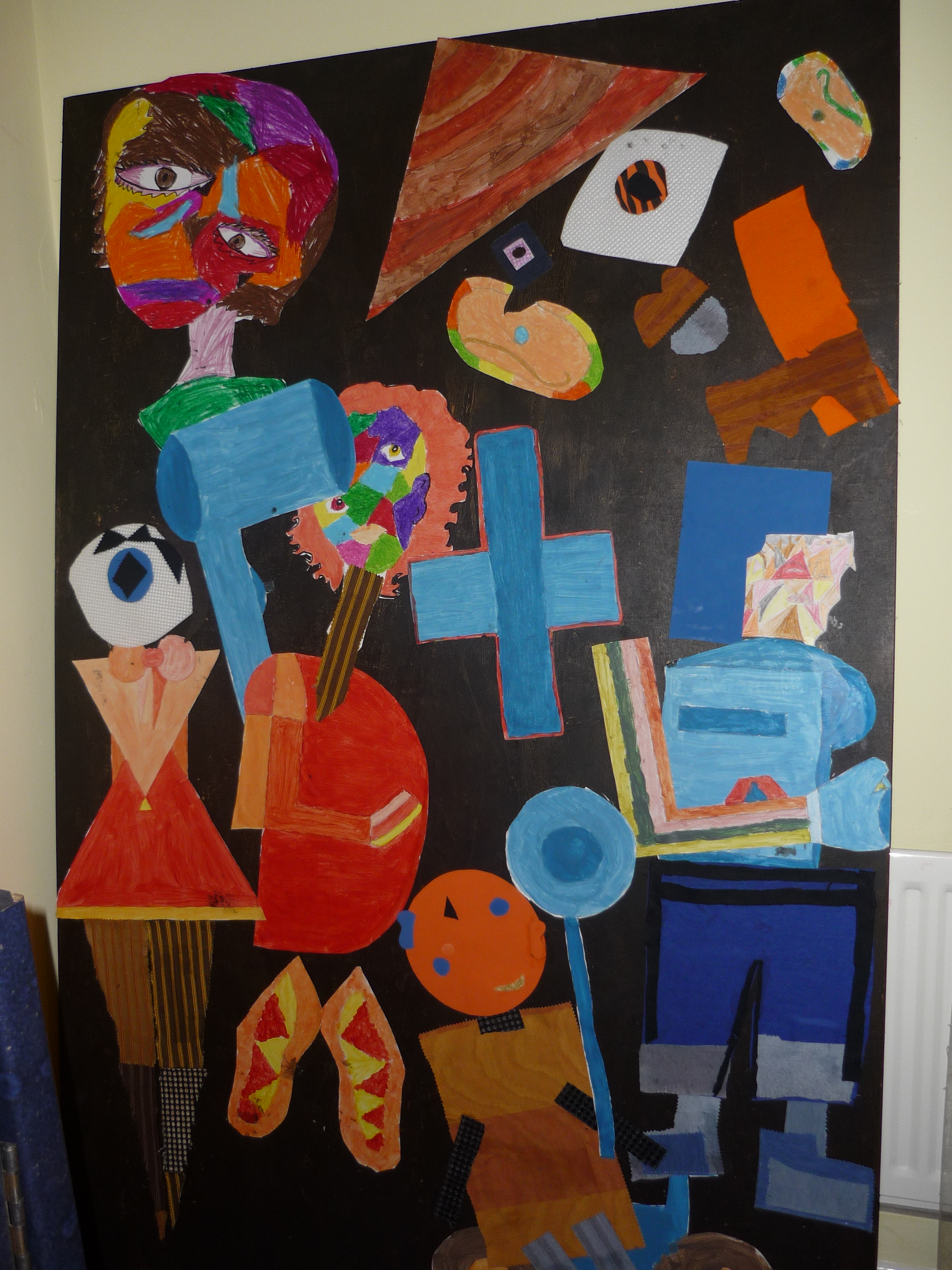 My Place,Our Space St.Thomas`Snr schools Cubist Collage